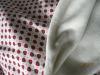 one side polyester solid and one side cotton printed Short Velour/plush Fabric for thermal underwear