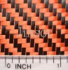 orange carbon fiber cloth