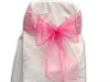 organza chair sash