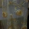 organza embroidered curtain fabric