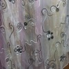 organza embroidery fabric for table cloth