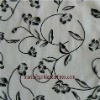 organza flocking curtain fabrics