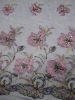 organza floral pattern embroidery