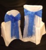 organza sash       wedding sash       chair sash