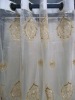 organza  with embrodered for curtain