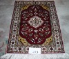 oriental hand knotted silk rug
