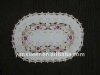 oval polyester emboridery tablecloth