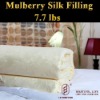 padded silk quilt