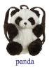 panda backpack in pillow pets