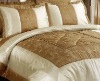 patchwork and embroidery comforter set