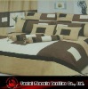 patchwork faux suede duvet cover set