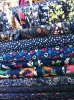 pattern printed denim