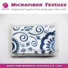 pattern printed microfiber cleaning cloth