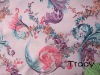 pbt polyester fabric printed with leaf