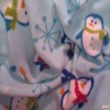 penguin print antipilling fleece fabric