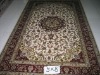 persian artificial silk carpet