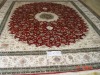 persian design 100% handknotted silk carpet