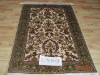 persian design handknotted silk carpet