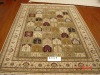 persian design handmade pure silk carpet