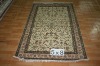 persian design handmade silk carpet