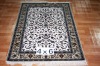 persian design handmade silk carpet 4*6