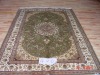 persian design silk carpet