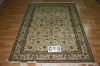 persian design silk carpet