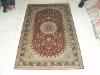 persian hand knotted silk carpet