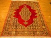 persian hand knotted silk rug