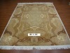 persian hand knotted silk rug