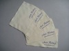 personalized screen printed microfiber silver/sceen/sunglasses cleaning cloth