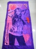 photo print velour cotton beach towel