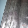 pig skin split film metallics leather