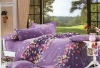 pigment printing 100%cotton bedding sheet set