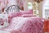 pigment printing 100%cotton bedding sheet set