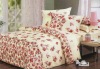 pigment printing 100%cotton bedding sheet set