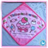 pigment printing round corner towel