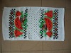 pigment printting kitchen towel without fringes