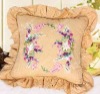 pillow kit ribbon embroidery pillow kit   needlework kit handicrafts