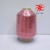 pink MX type metallic yarn for knitting