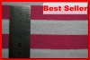 pink and white stripe pique    140-19A