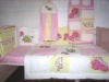 pink butterfly baby bedding
