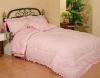 pink color bed comforter