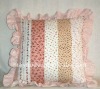 pink color cotton cushion for sale