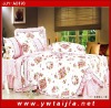 pink flowers print duvet cover sets/ Hot selling 100% cotton bedlinen sets
