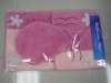 pink height quality and fashional acylic bath mat