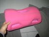 pink inflatable sleeping pillow