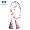 pink pp tassel with long twist rope used in furniture decoration