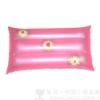 pink pvc inflatable sleep angel pillow