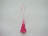 pink rayon tassel used in gift packaging